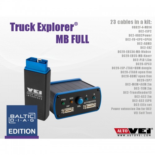 TRUCK EXPLORER MB FULL KIT | AUTOVEI | BALTICDIAG EDITION