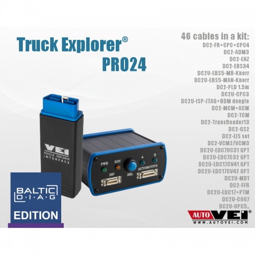 TRUCK EXPLORER PRO24 KIT | AUTOVEI | BALTICDIAG EDITION