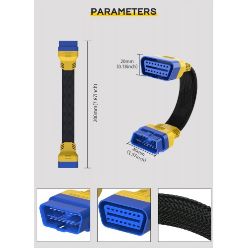 Cable de extensión del conector OBDII | Autool