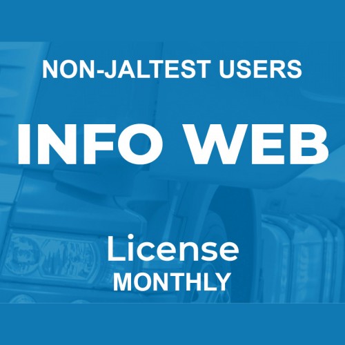 INFO Web Monthly Subscription | NON-Jaltest Users | CV-AGV-OHW-MHE-Marine