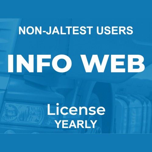 INFO Web Yearly Subscription | NON-Jaltest Users | CV-AGV-OHW-MHE-Marine