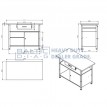 Workbench ERIC | Jan Nowak | With Cabinet and Drawer