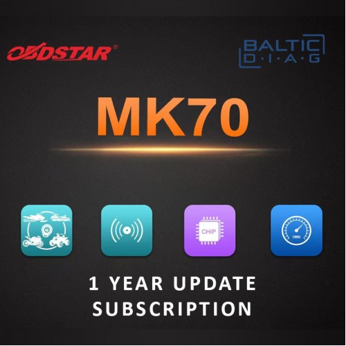 1 Year Update Subsciption | OBDSTAR | For MK70 Motorcycle Diagnostic Tool